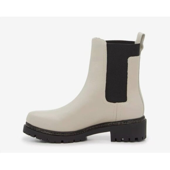 DKNY / Rick / Vanilla Bone & Black / Ankle Boots / Memory foam / Size US Size 1 - Picture 6 of 9